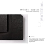 Carrotez Modern PU Leather Square Tissue Box Holder Furniture & Decor - Tophatter Daily Deals