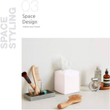 Carrotez Modern PU Leather Square Tissue Box Holder Furniture & Decor - Tophatter Daily Deals