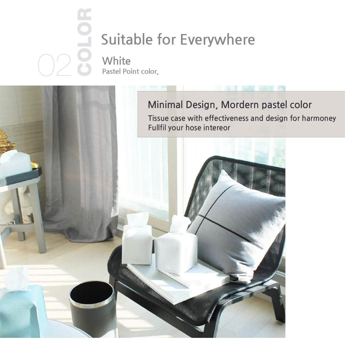 Carrotez Modern PU Leather Square Tissue Box Holder Furniture & Decor - Tophatter Daily Deals