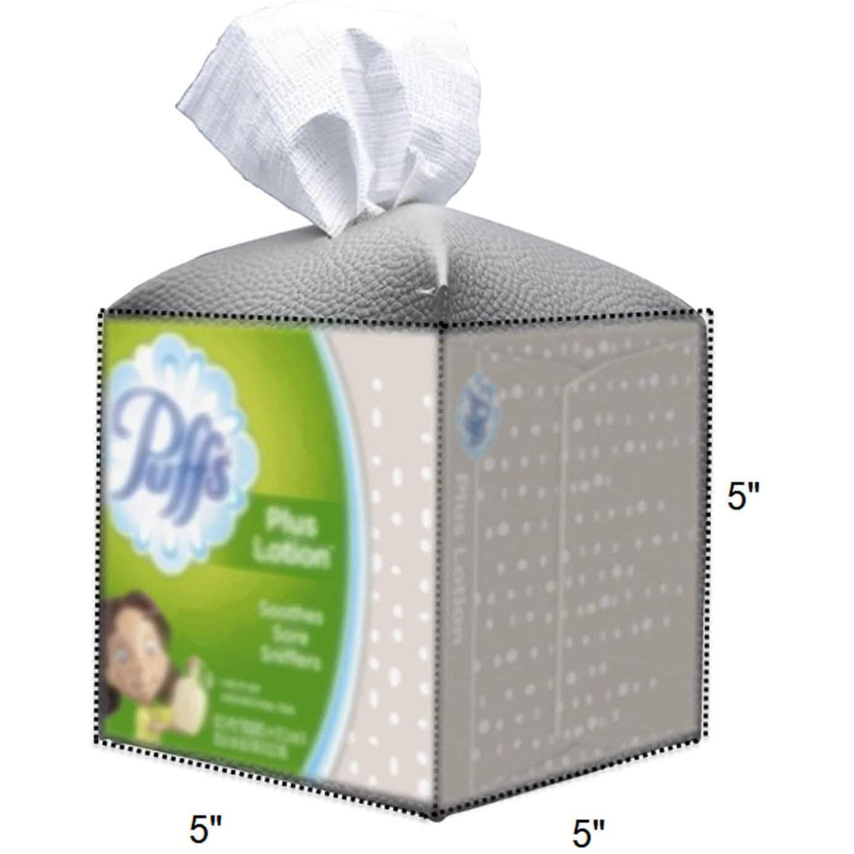 Carrotez Modern PU Leather Square Tissue Box Holder Furniture & Decor - Tophatter Daily Deals