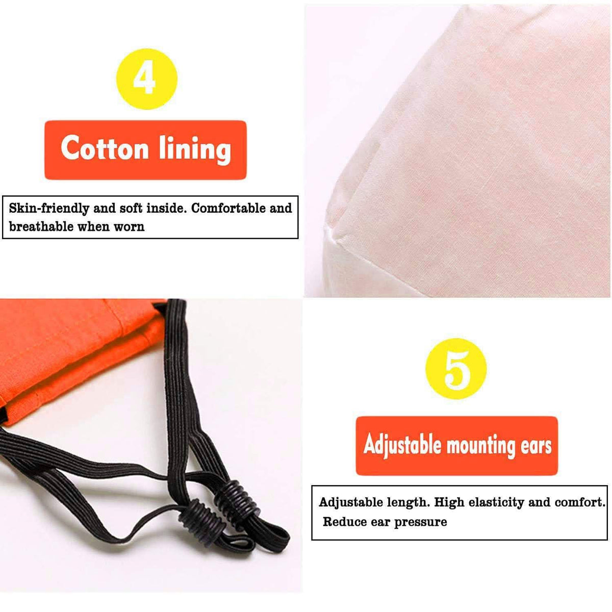 Cartoon Bears Cotton Dustproof for Children Face Masks & PPE - Tophatter Daily Deals