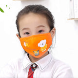 Cartoon Bears Cotton Dustproof for Children Orange Face Masks & PPE - Tophatter Daily Deals