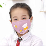 Cartoon Bears Cotton Dustproof for Children Pink Face Masks & PPE - Tophatter Daily Deals