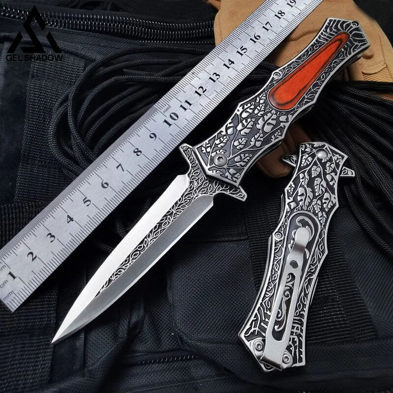 Carving folding knife fruit knife-GS35 Pocket Knives - Tophatter Daily Deals