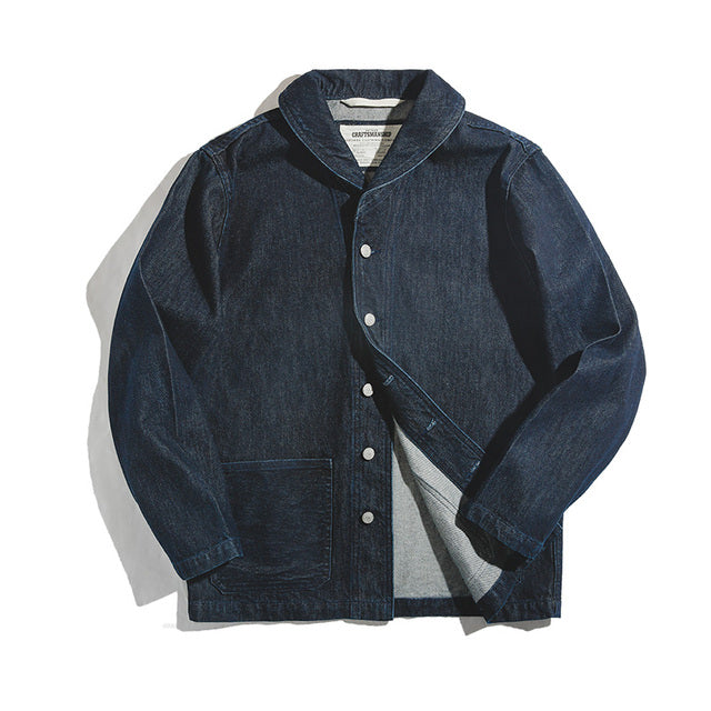 Casual Blue Washed Denim Cloth For Men Blue Men Jackets - Tophatter Daily Deals