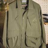 Casual Lapel Jacket Windbreaker Large Pockets Coats Men Jackets - Tophatter Daily Deals