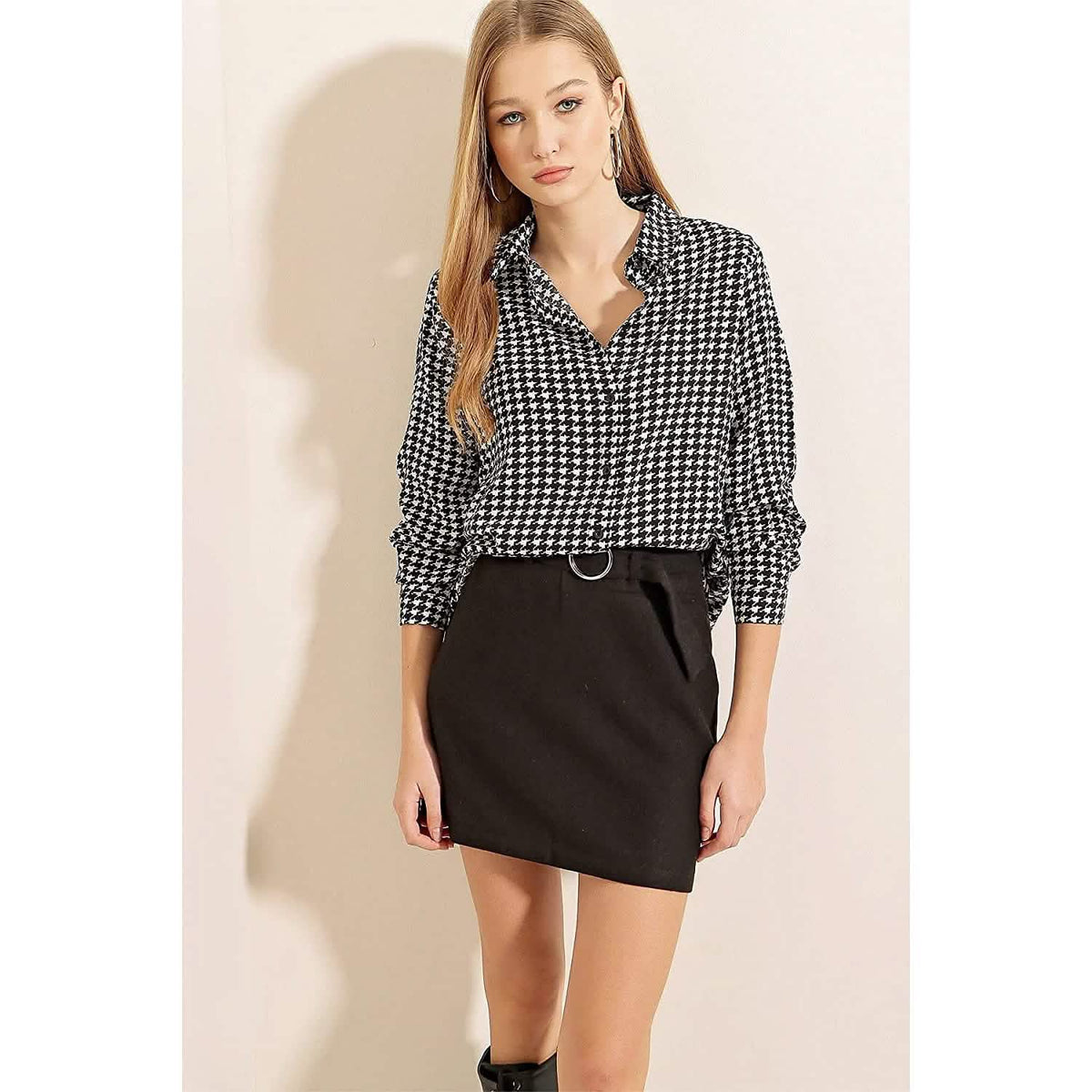 Casual Long Sleeve Button Down Shirts Tops Women's Tops - Tophatter Daily Deals