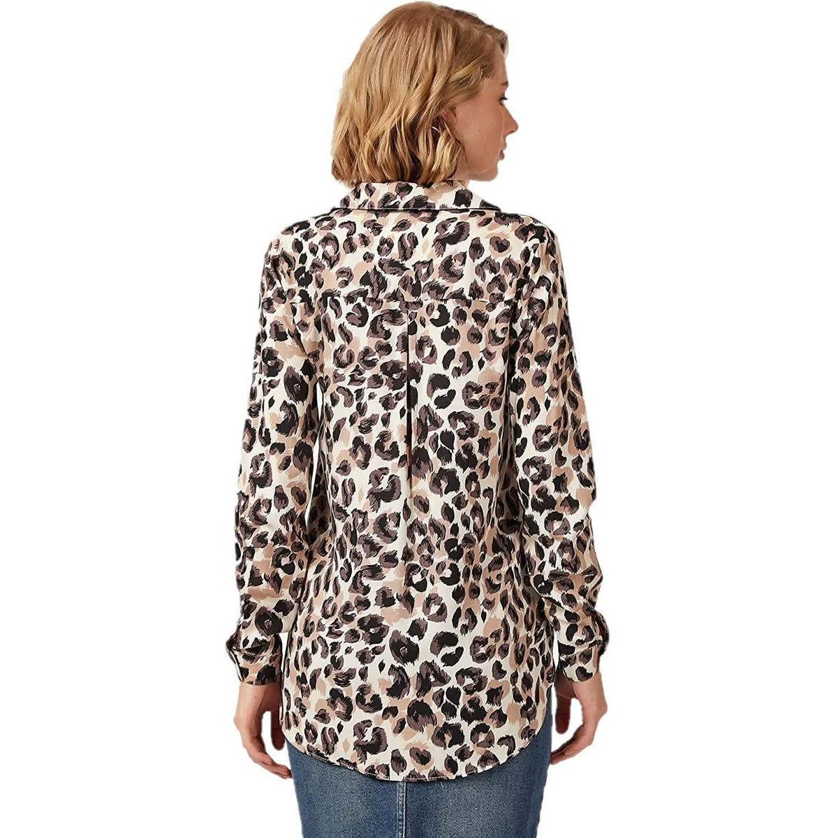Casual Long Sleeve Button Down Shirts Tops Women's Tops - Tophatter Daily Deals