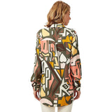 Casual Long Sleeve Button Down Shirts Tops Women's Tops - Tophatter Daily Deals