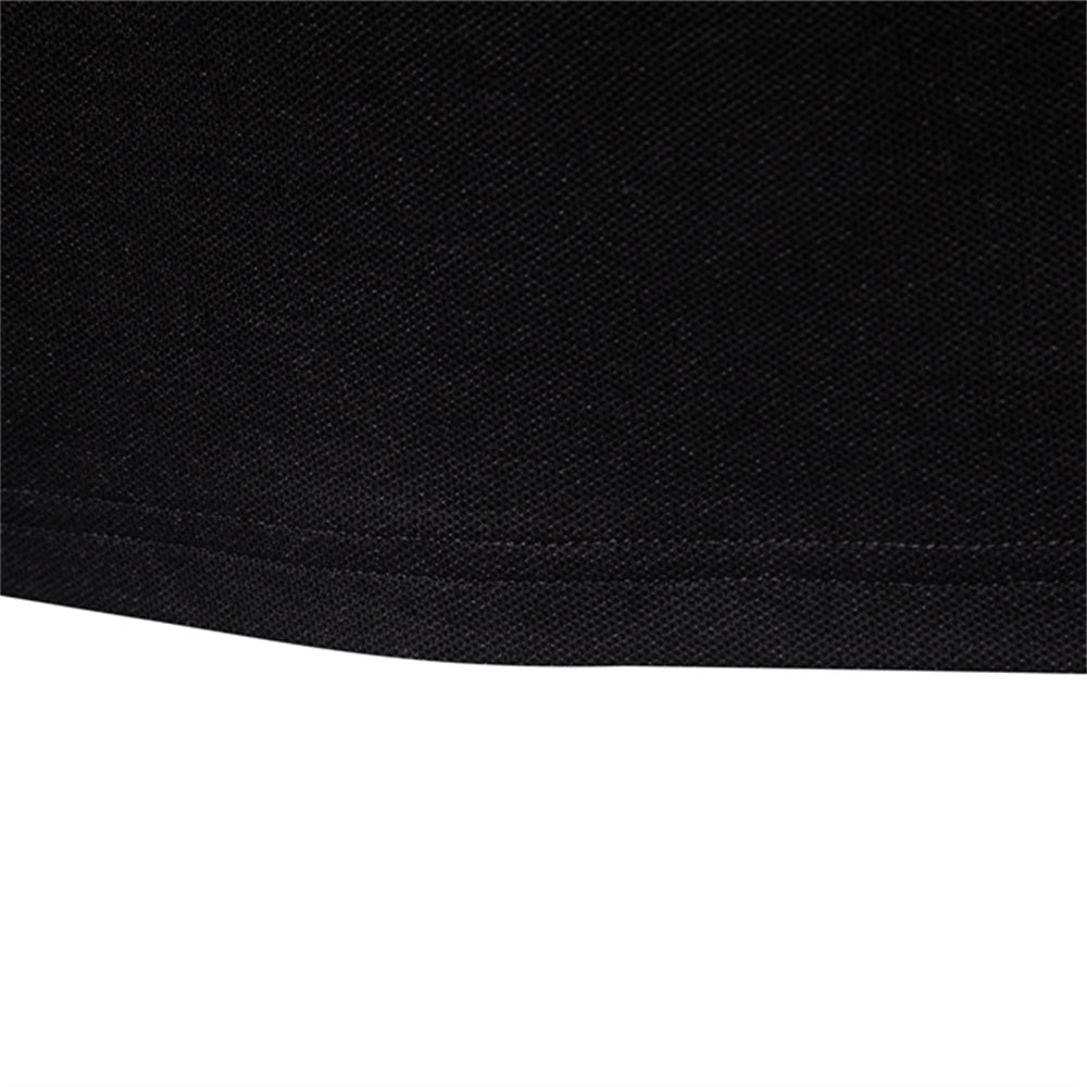 Casual Long Sleeve Cotton Business Polo Shirt Men's Clothing - Tophatter Daily Deals