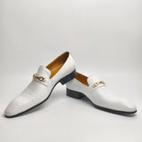 Casual Men Daily Wear Comfortable Office White Party Loafers Men Dresses Shoes - Tophatter Daily Deals