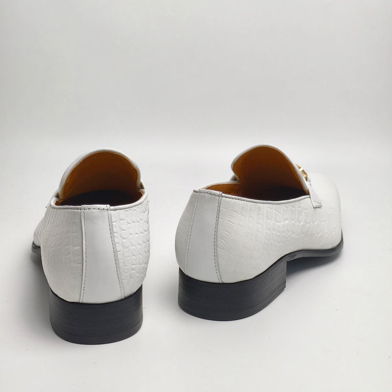 Casual Men Daily Wear Comfortable Office White Party Loafers Men Dresses Shoes - Tophatter Daily Deals