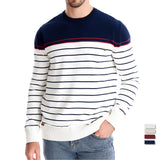 Casual O-neck Cotton Pullover Men Sweater Men's Clothing - Tophatter Daily Deals