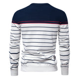 Casual O-neck Cotton Pullover Men Sweater Men's Clothing - Tophatter Daily Deals