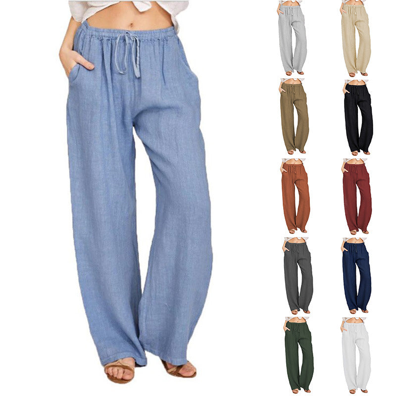 Casual Pants Female Loose Pants Jumpsuits & Pants - Tophatter Daily Deals