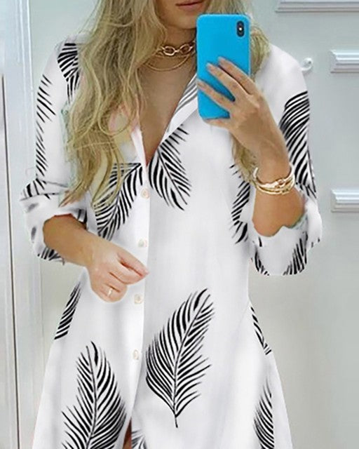 Casual Shirt Dress White - lp Maxi Dresses - Tophatter Daily Deals