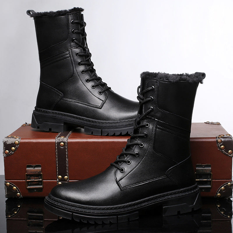 Casual Shoes Men's Genuine Leather Boots Boots - Tophatter Daily Deals