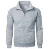 Casual Solid Color Warm Outdoor Zipper Coats Men Jackets - Tophatter Daily Deals