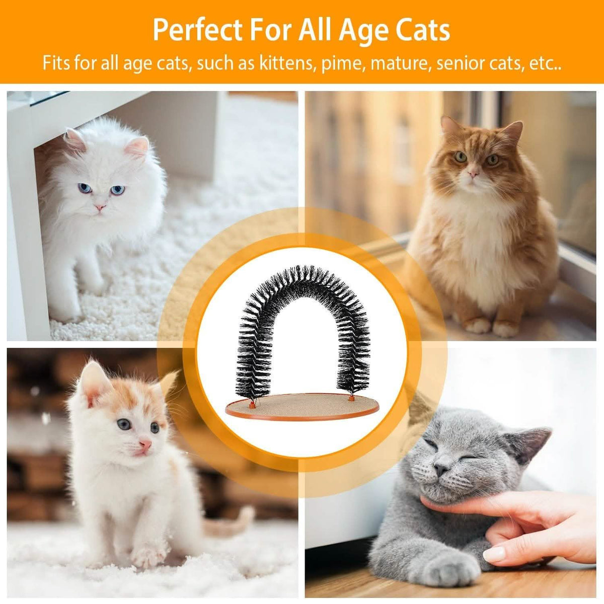 Cat Arch Self Groomer Pet Supplies - Tophatter Daily Deals