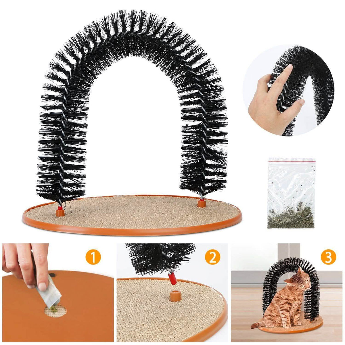 Cat Arch Self Groomer Pet Supplies - Tophatter Daily Deals