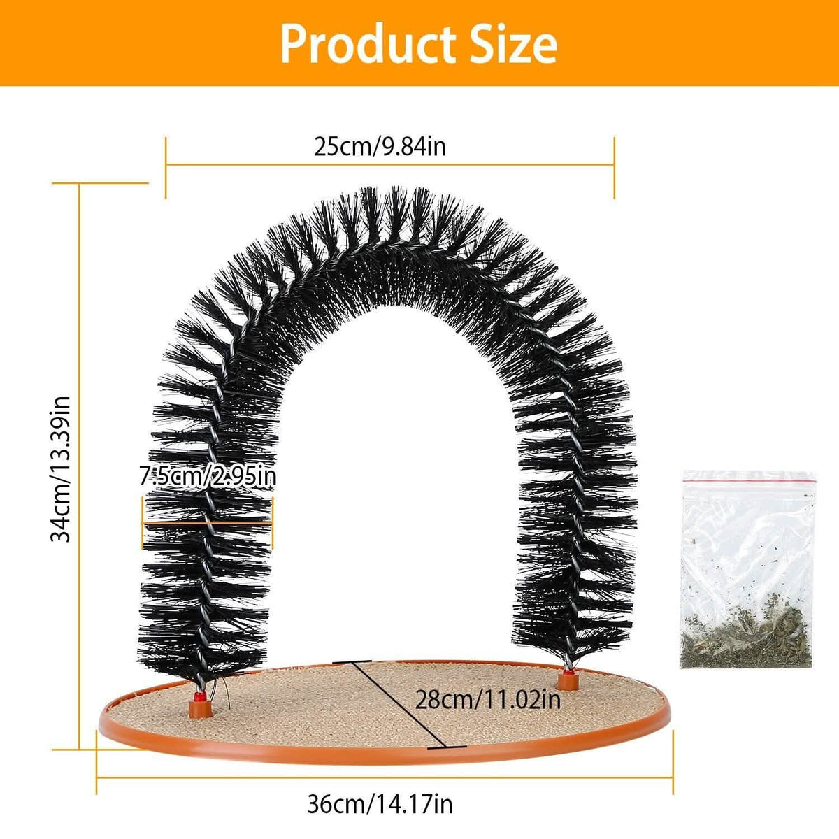 Cat Arch Self Groomer Pet Supplies - Tophatter Daily Deals