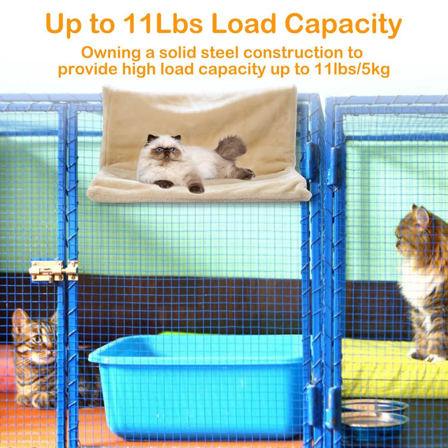 Cat Radiator Bed Pet Hammock Hanging Mat Blanket with Metal Frame Pet Supplies - Tophatter Daily Deals