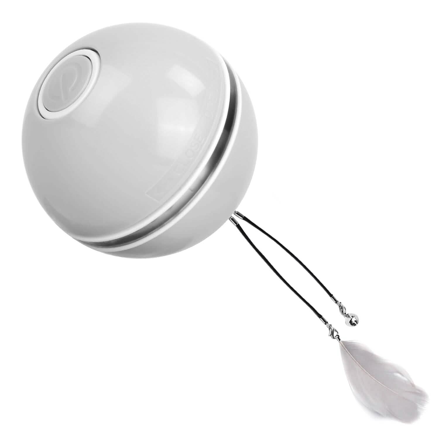 Cat Teaser Ball Automatic Self Rotating Interactive Cat Motion Exercise Toy Pet Supplies - Tophatter Daily Deals