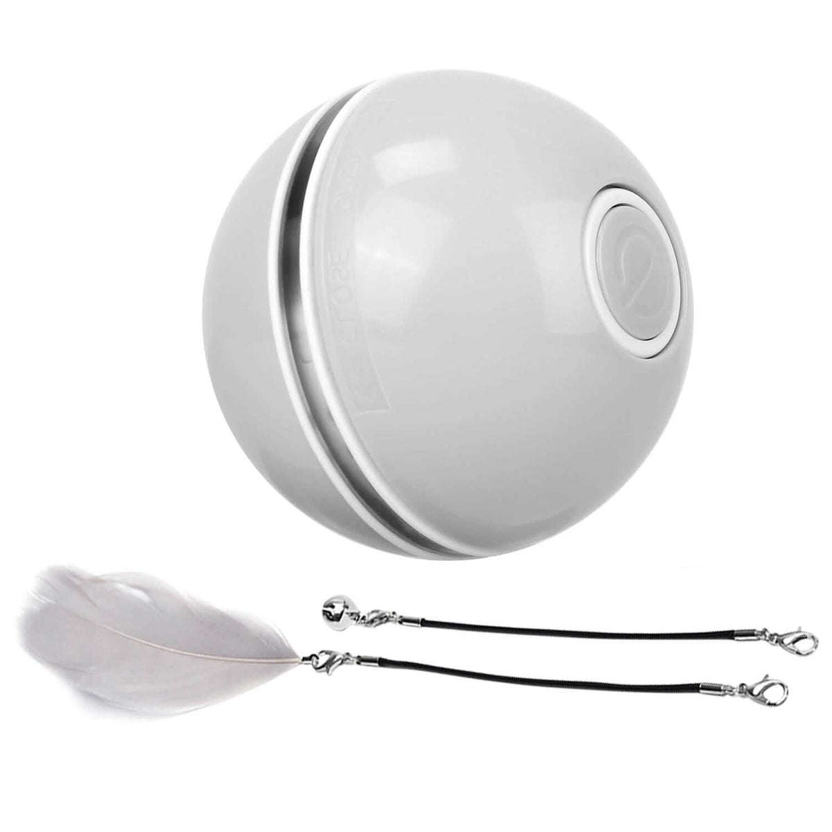 Cat Teaser Ball Automatic Self Rotating Interactive Cat Motion Exercise Toy Pet Supplies - Tophatter Daily Deals