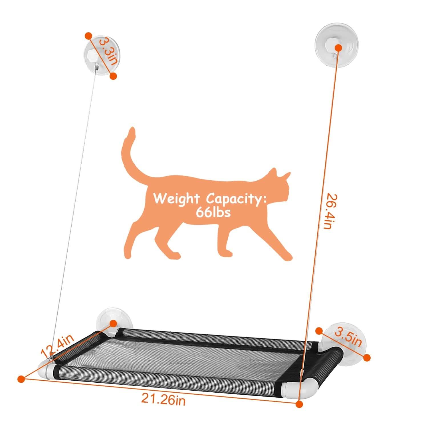 Cat Window Perch Cat Hammock Window Seat Pet Supplies - Tophatter Daily Deals