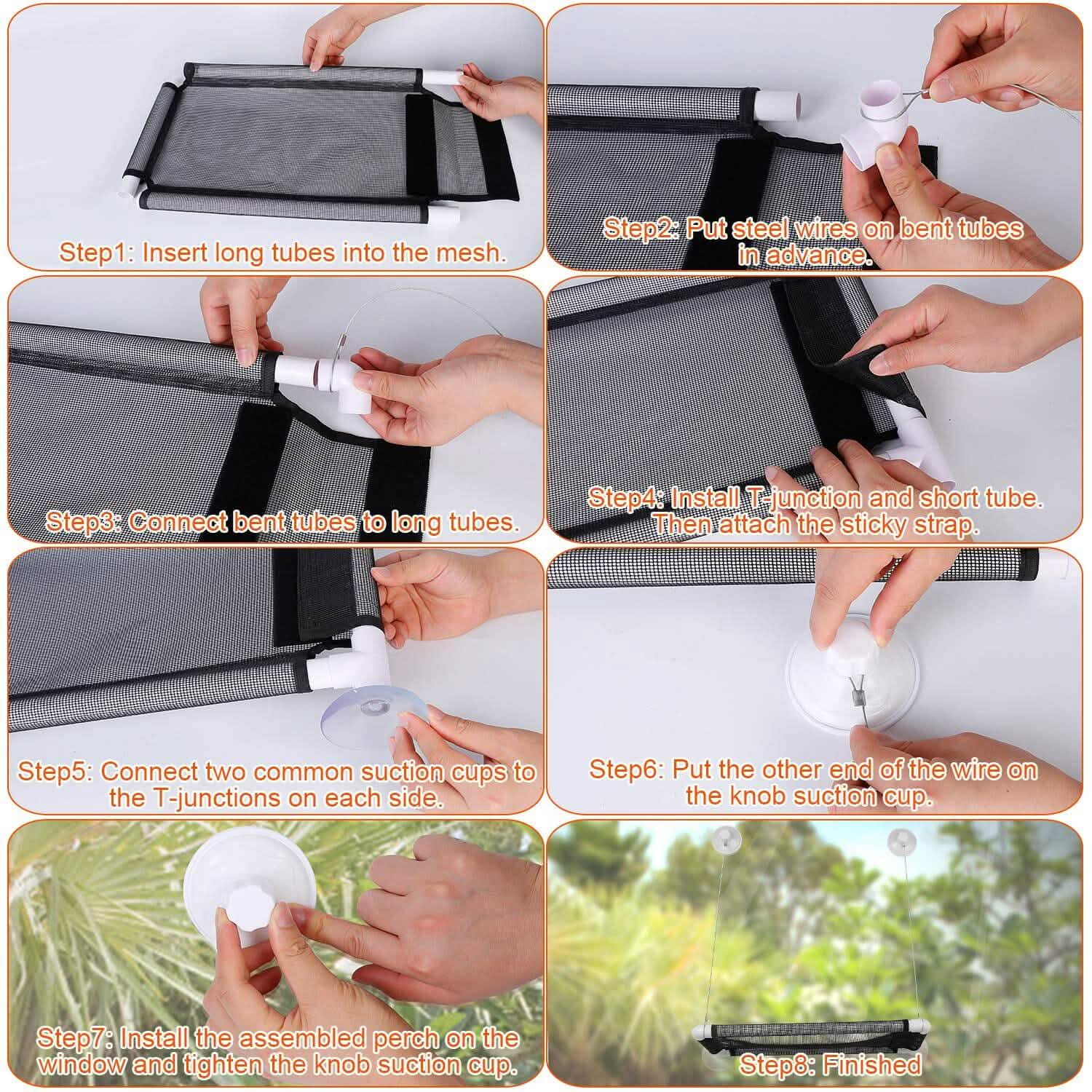 Cat Window Perch Cat Hammock Window Seat Pet Supplies - Tophatter Daily Deals