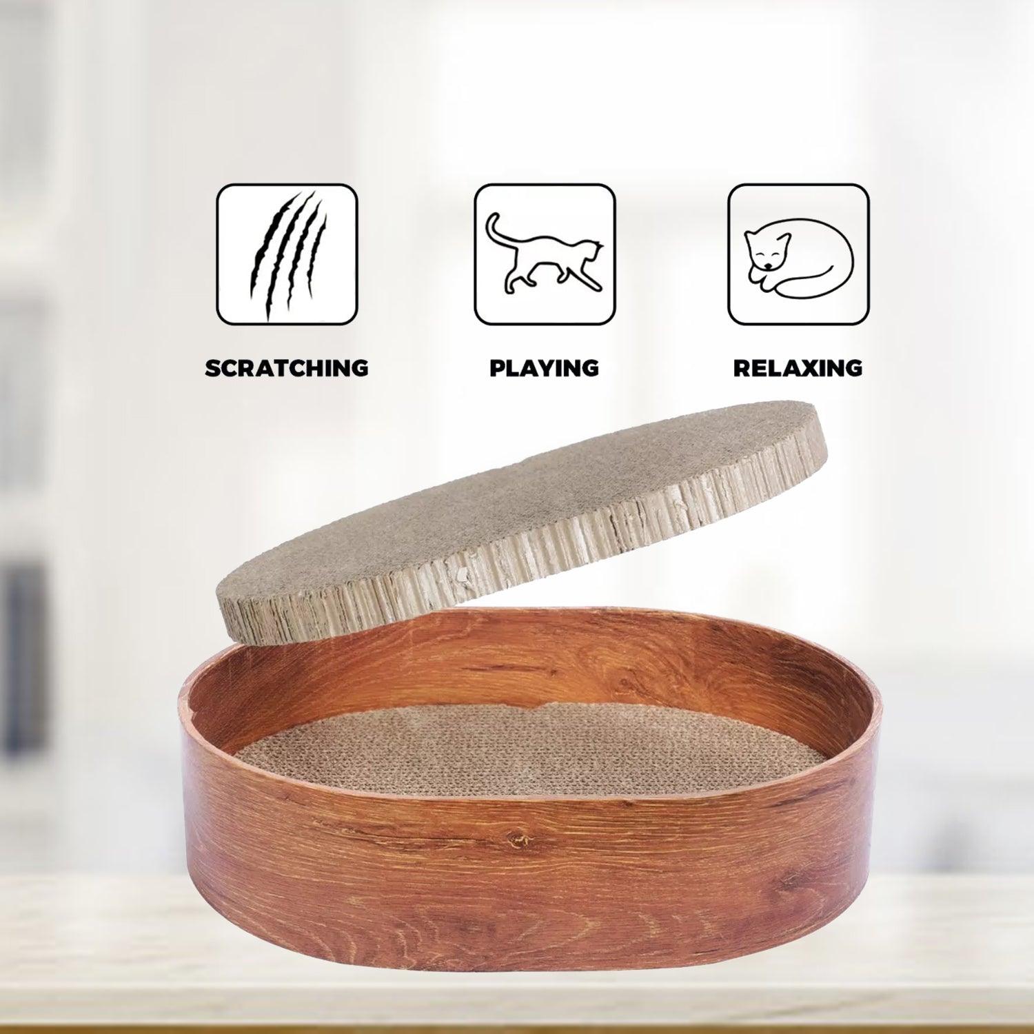 Cat Scratching Cardboard - 3 Replacacle board Corrugated Cardboard Scratch Pad Pet Products - Tophatter Daily Deals