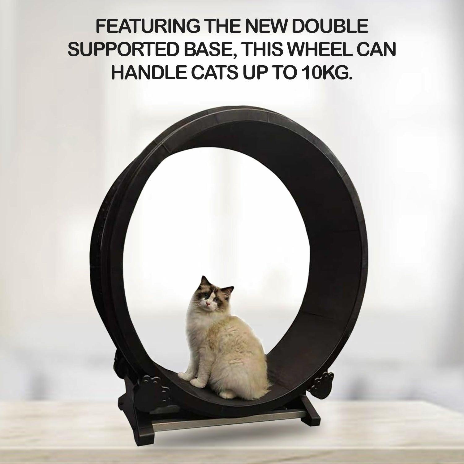 Cat Wheel Exercise - 7th Gen Cat Treadmill Cat Running Wheel Silent Movement Cat Toy Pet Products - Tophatter Daily Deals