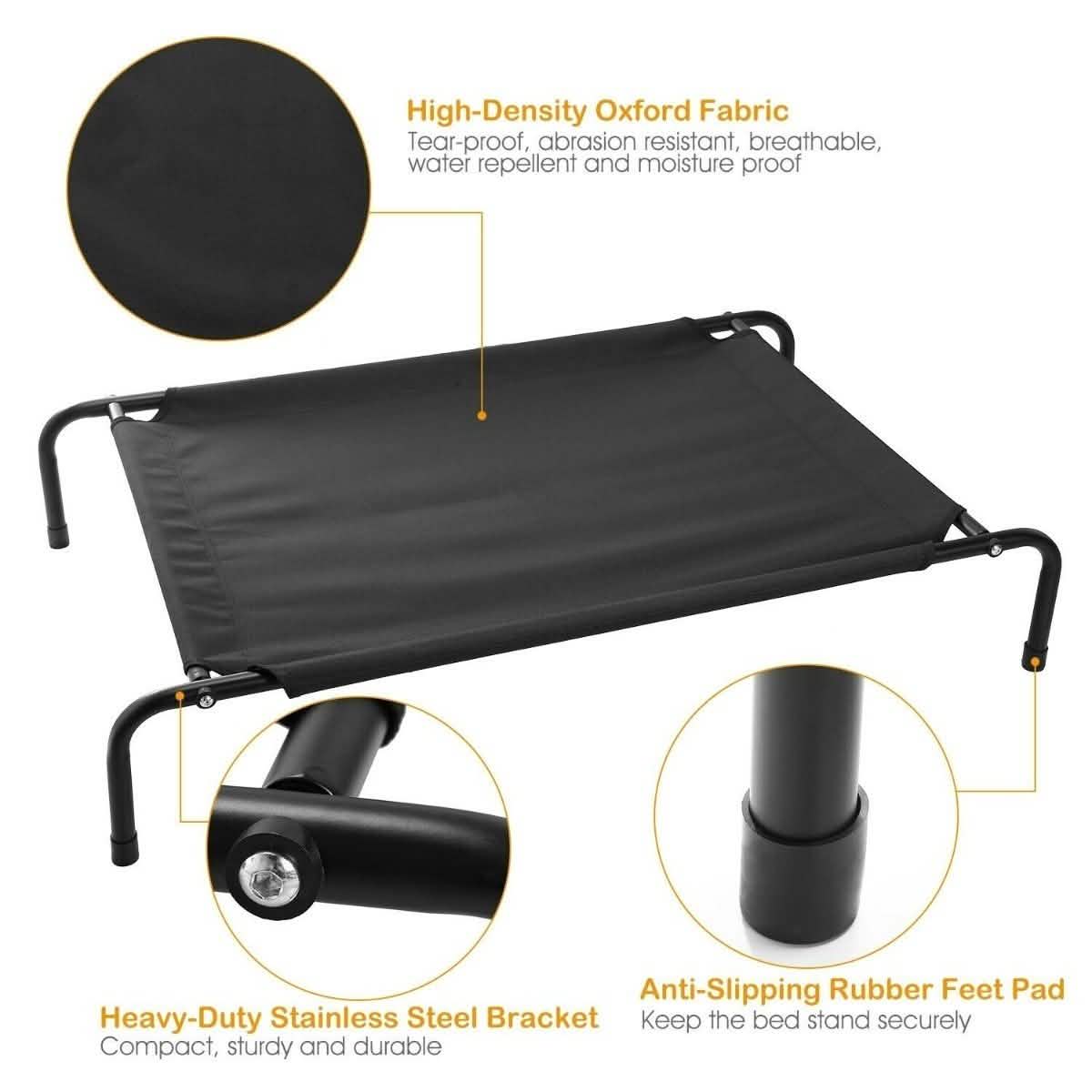 Cats and Dogs Elevated Pet Bed Pet Supplies - Tophatter Daily Deals