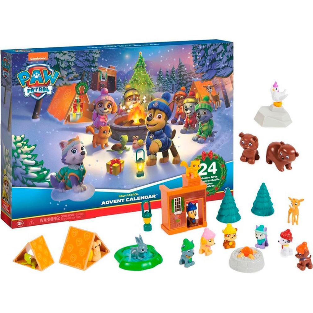 Paw Patrol Christmas Advent Calendar | Kids Paw Patrol Figures & Accessories Advent Calendar - Tophatter Daily Deals