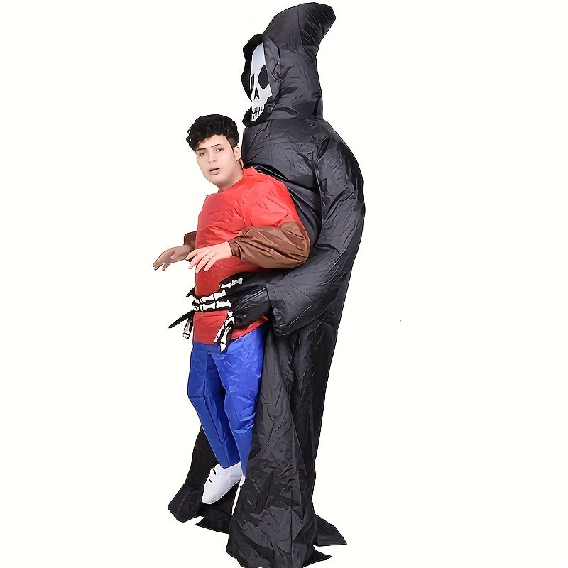 Inflatable Death Holding Costume Halloween - Tophatter Daily Deals