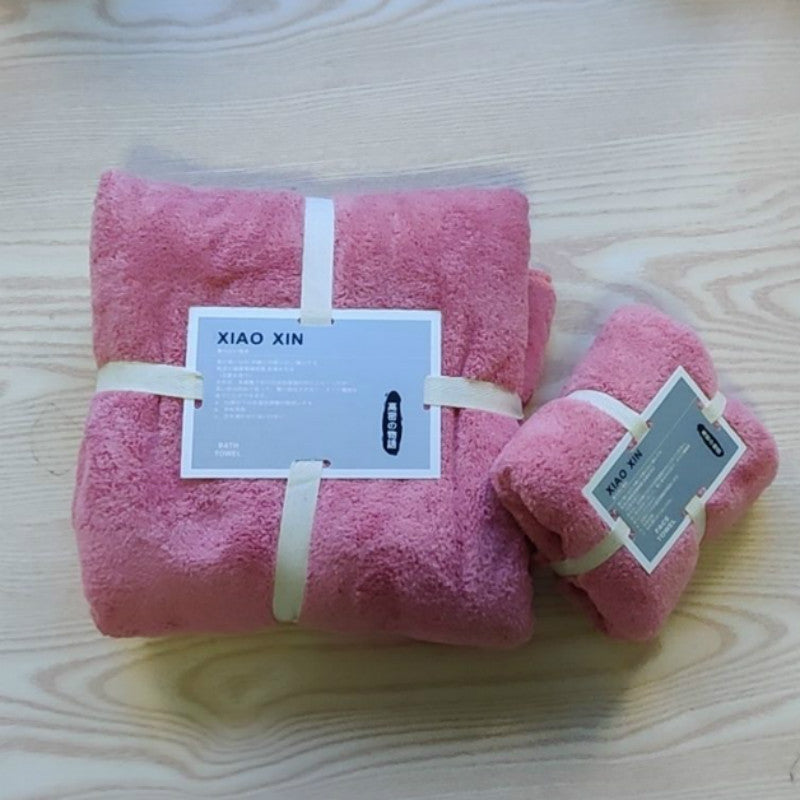 Absorbent Bath Towel For Mother And Child 27style 70x140 plus 34x74 0 - Tophatter Daily Deals