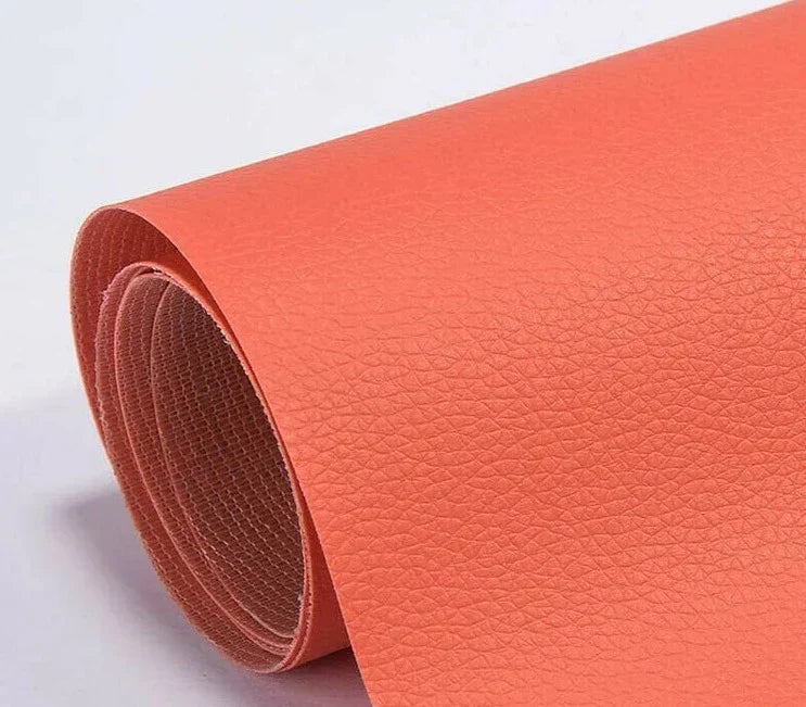 Leather Repair Patch Self Adhesive Cuttable Sofa Fix Orange 8*55in(20*138cm) - Tophatter Daily Deals
