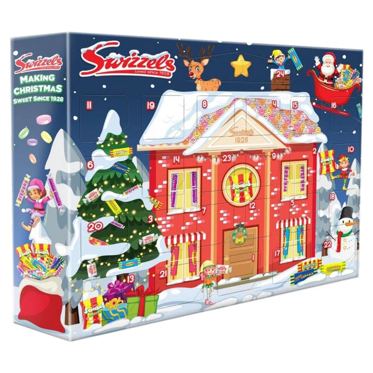 Swizzels Advent Calendar | Retro Sweet Christmas Advent Calendar for Kids Adults Advent Calendar - Tophatter Daily Deals