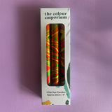 The Colour Emporium Set of 3 Metallic Hand-dipped Marbled Christmas Candles Candle - Tophatter Daily Deals