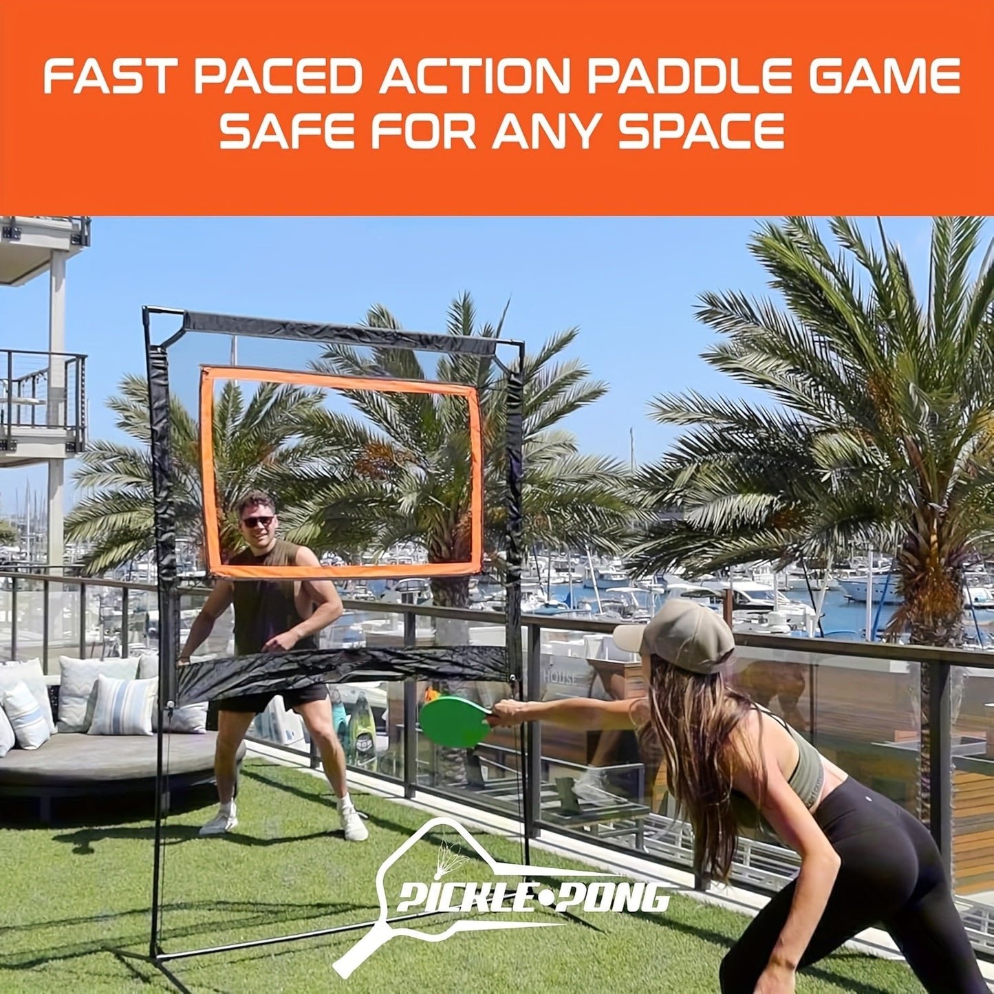 Paddle Game with Net for Indoor & Outdoor Play Sports & Outdoor - Tophatter Daily Deals
