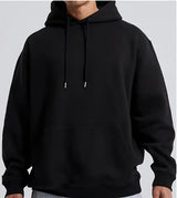 Oversized Men's Hooded Jumper - Relaxed Fit, Casual Black 3D Changing Face Moving Picture Frame - Tophatter Daily Deals