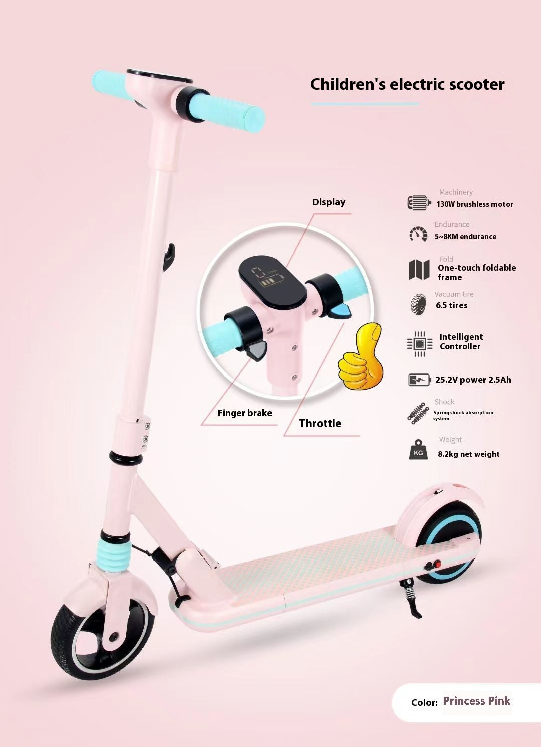 Aluminum Alloy Electric Children's Scooter 0 - Tophatter Daily Deals