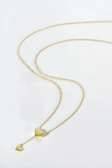 Heart 925 Sterling Silver Necklace Necklaces - Tophatter Daily Deals
