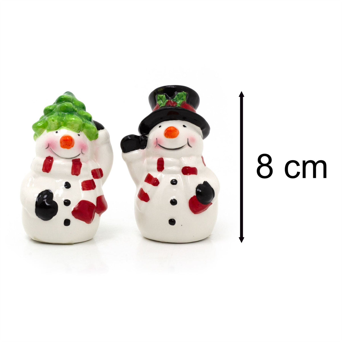 Christmas Snowman Salt & Pepper Pots | Festive Novelty Salt & Pepper Shakers Salt and Pepper Shakers - Tophatter Daily Deals