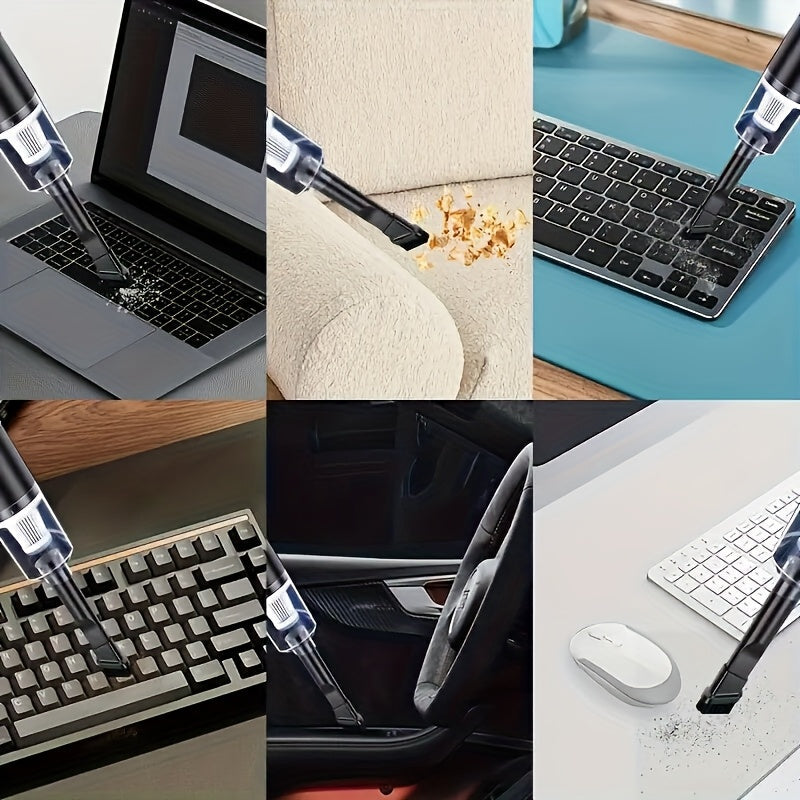 3-in-1 Portable Handheld Vacuum – Rechargeable, Suction & Blower, Mini for Car & Home Home Improvement - Tophatter Daily Deals