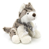 Adorable Husky Dog Soft Plush Toy | Children's Cuddly Soft Toy Husky Puppy | Christmas Cute Animal Plush Soft Toy - Tophatter Daily Deals