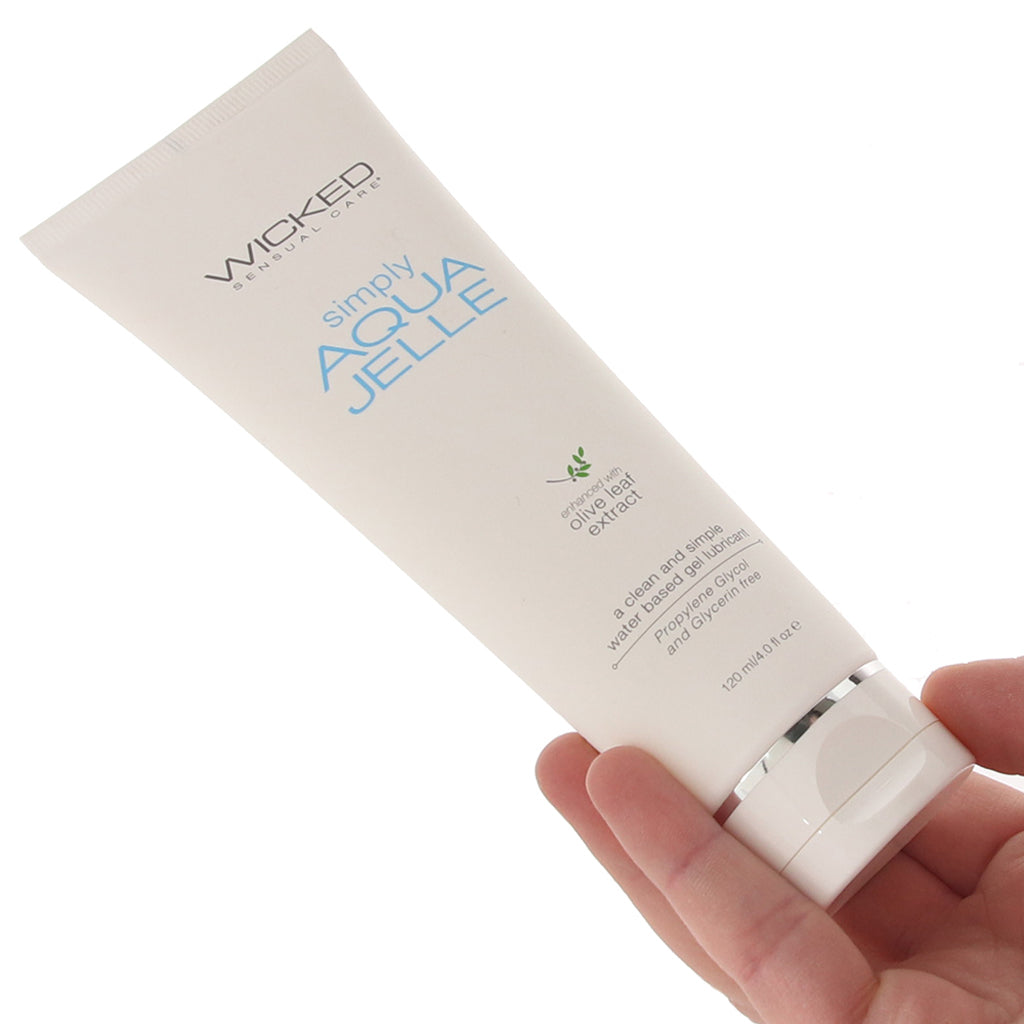 Simply Aqua Jelle Lube 4oz / 120ml Lubes and Lotions > Water Based Sex Lubes - Tophatter Daily Deals