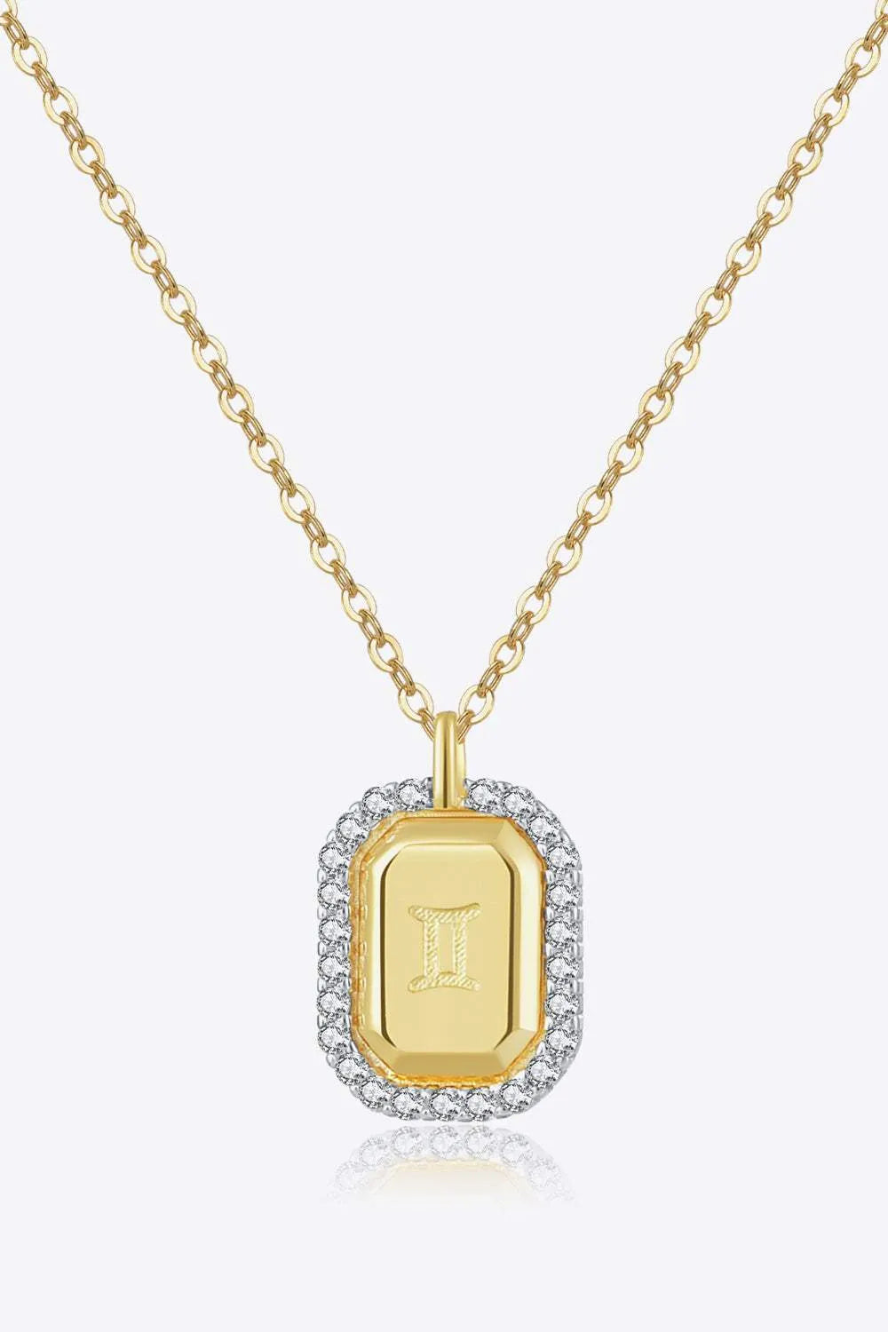 Zircon Decor Constellation Pendant Necklace Necklaces - Tophatter Daily Deals