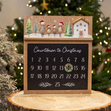 Pebble Family Christmas Advent Calendar | Magnetic Advent Calendar Wall Plaque Advent Calendar - Tophatter Daily Deals