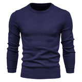Soft Men's Turtleneck Sweater - Slim Fit Viscose Winter Navy blue round neck 3D Changing Face Moving Picture Frame - Tophatter Daily Deals